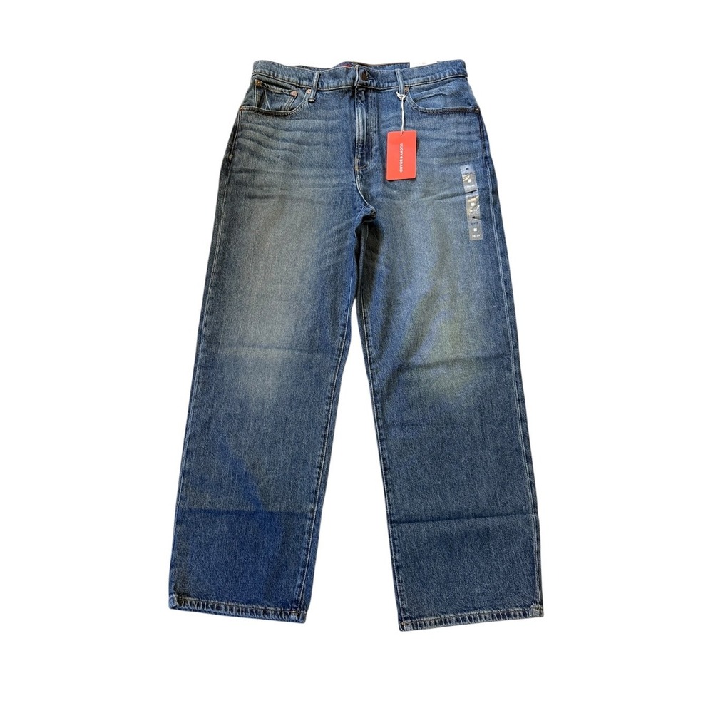 Lucky Brand 287 Loose Fit Jeans Mens 36x32 Moonwalker Blue Comfort Stretch NEW